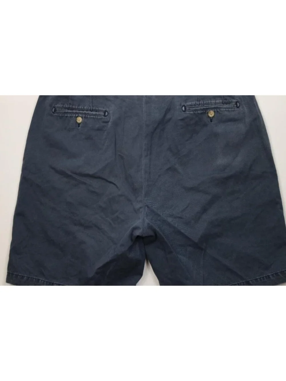 Peter Millar Mens 40 Faded Stonewash Above Knee Golfing Golf Chino Shorts Blue